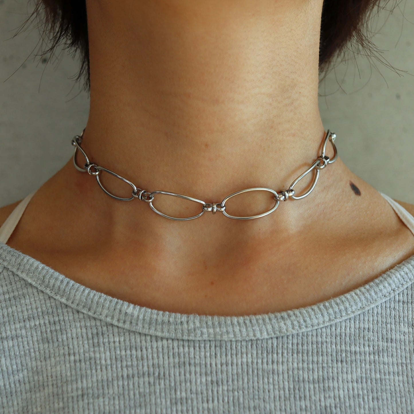 N083 stainless broad beans choker