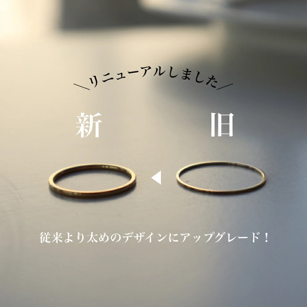 R083  stainless simple delicate ring