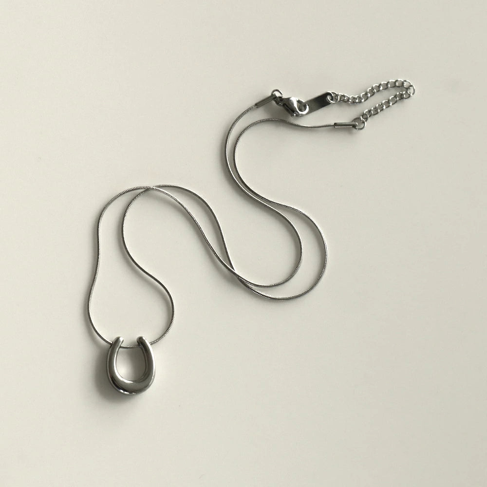 N025 stainless nuance pendant