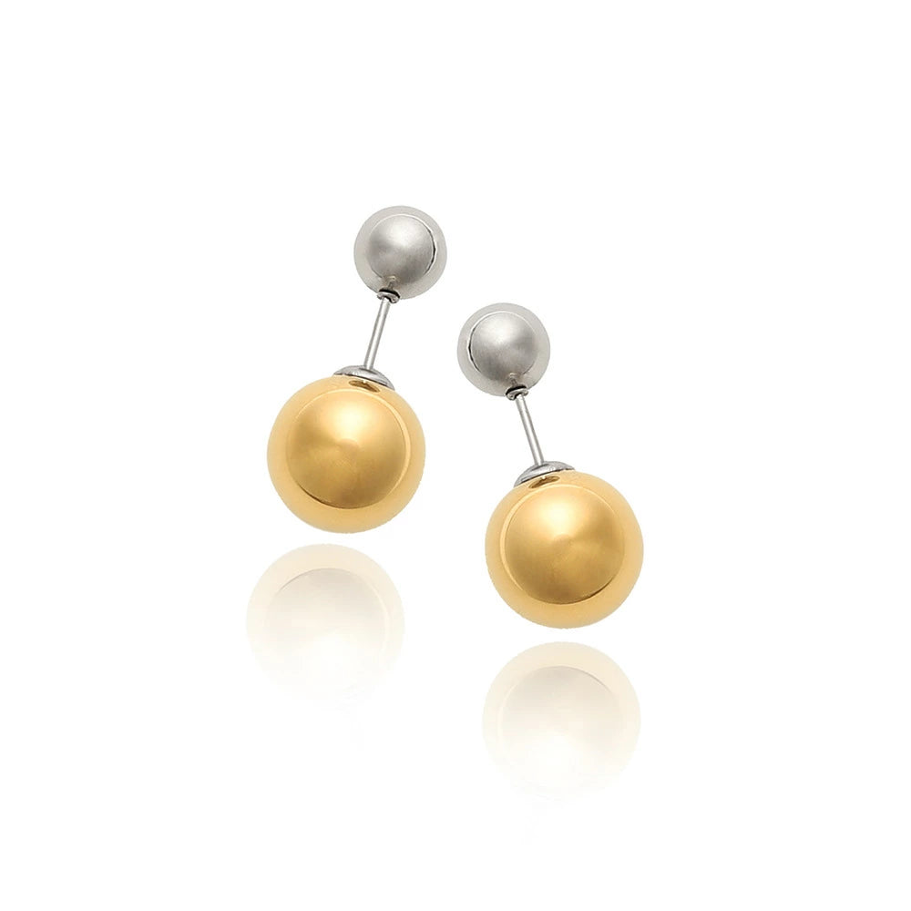 P290  stainless bicolor metal ball pierce