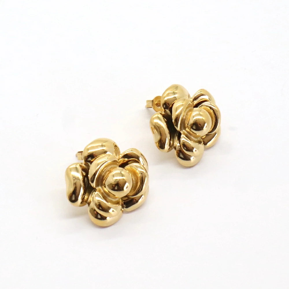 P181  stainless flower metal pierce