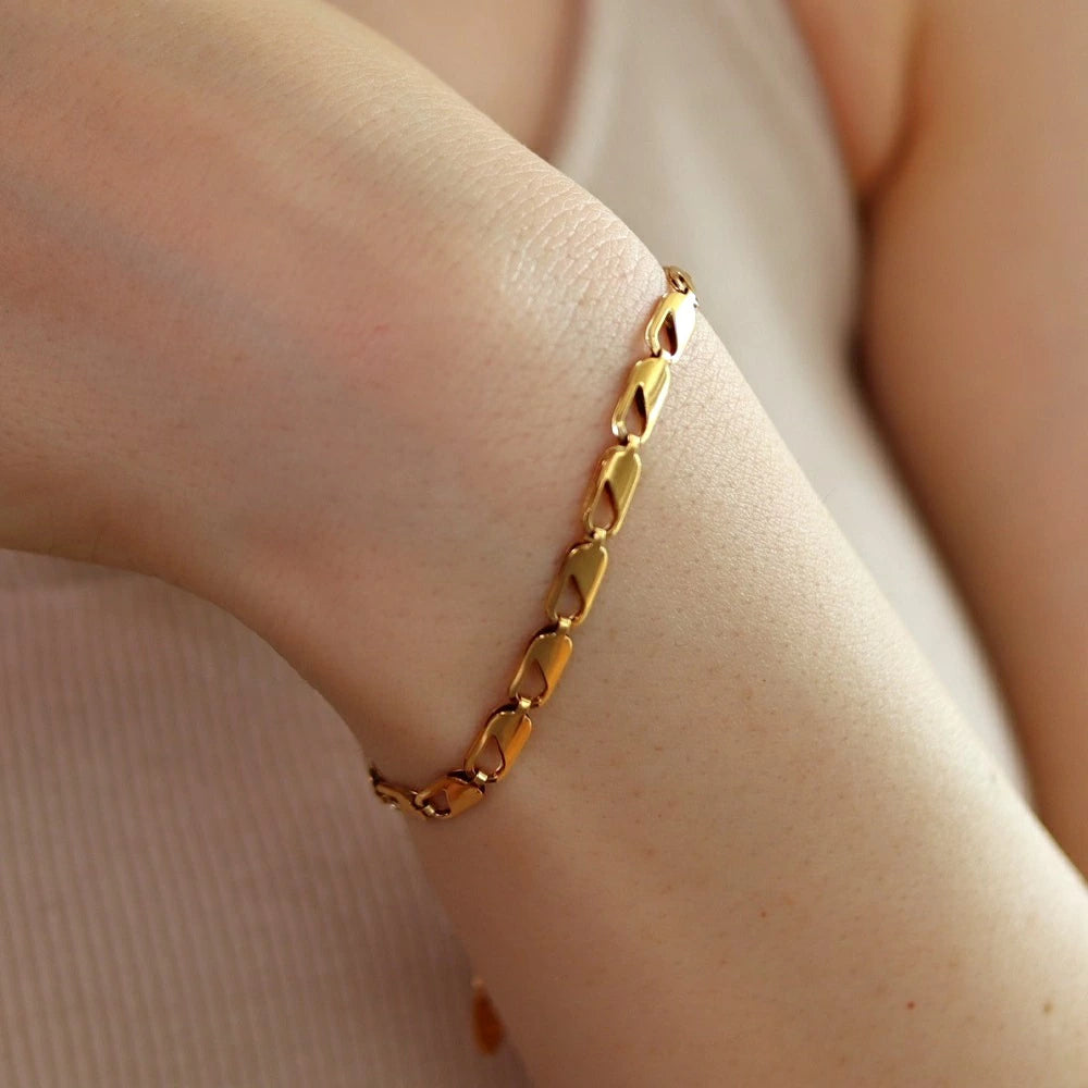 N059 stainless unique chain  bracelet