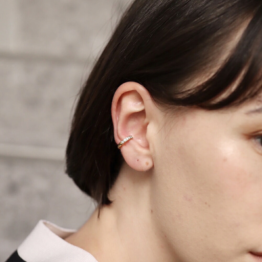 C003イヤーカフステンレス金アレ対応ゴールドシンプルイヤカフイヤーカフスギフトプレゼント女性レディースajiroaccessory3oz3sz