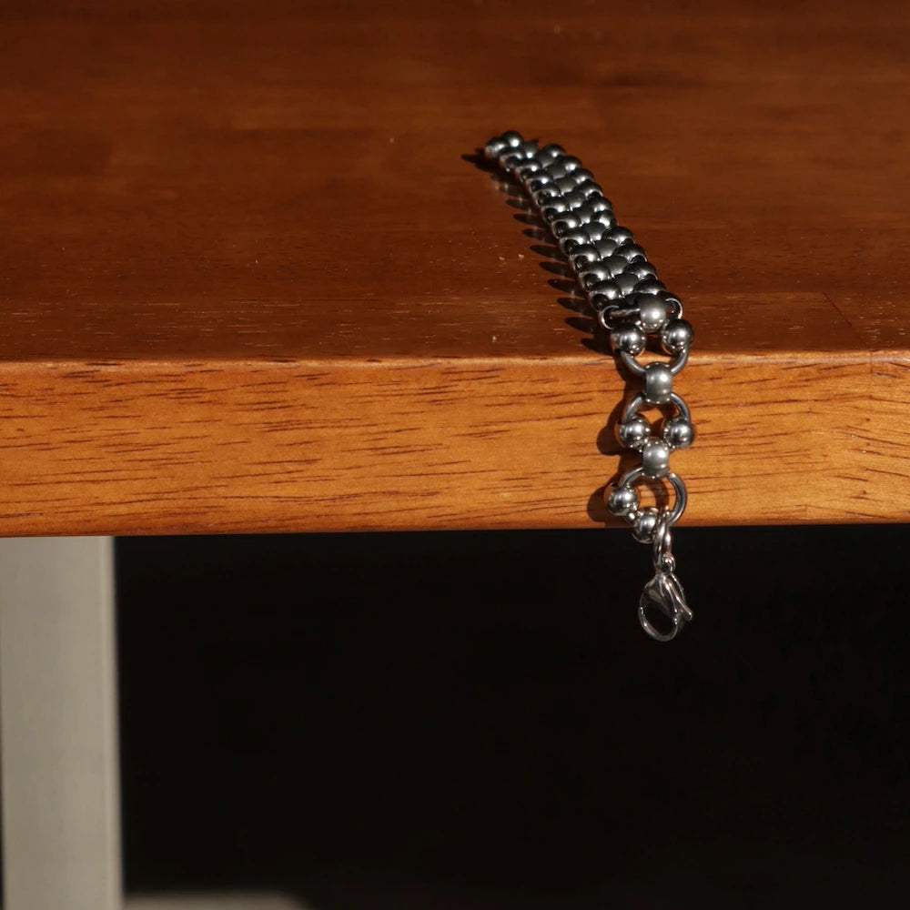 N188  stainless ball chain bracelet