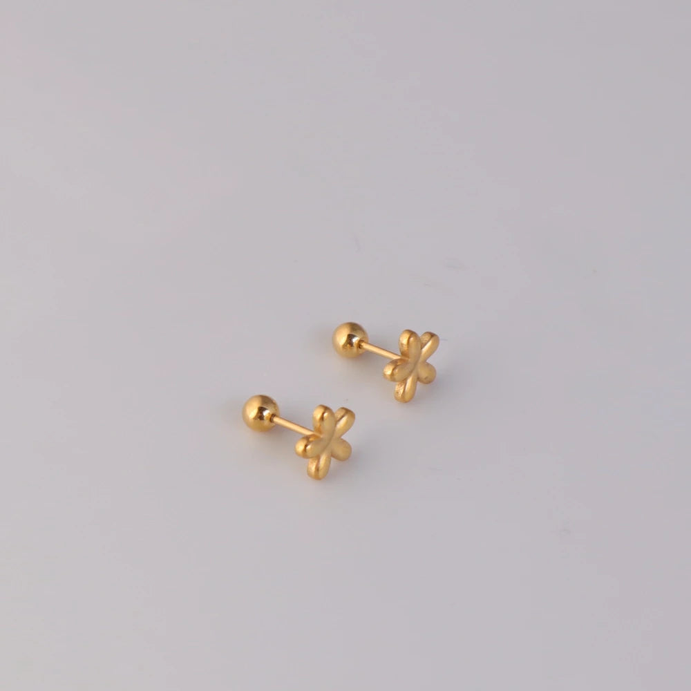 P425  stainless flower screw catch pierce