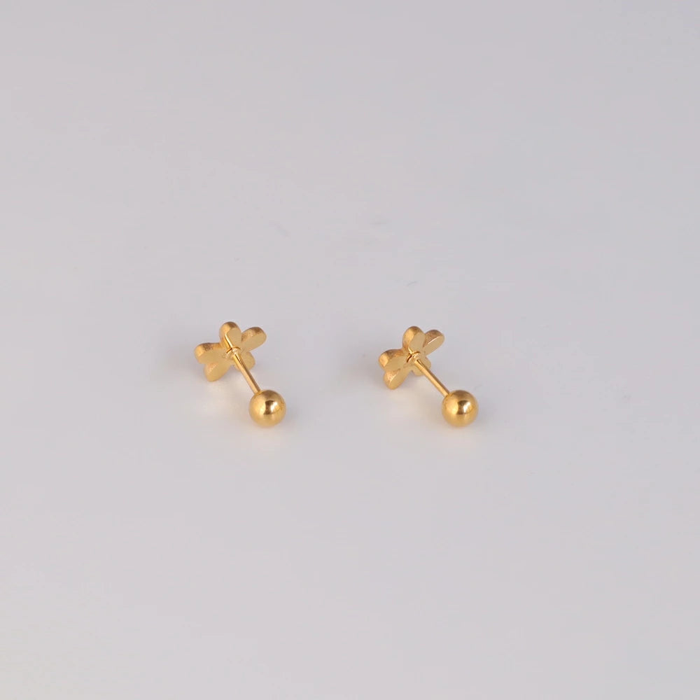 P425  stainless flower screw catch pierce