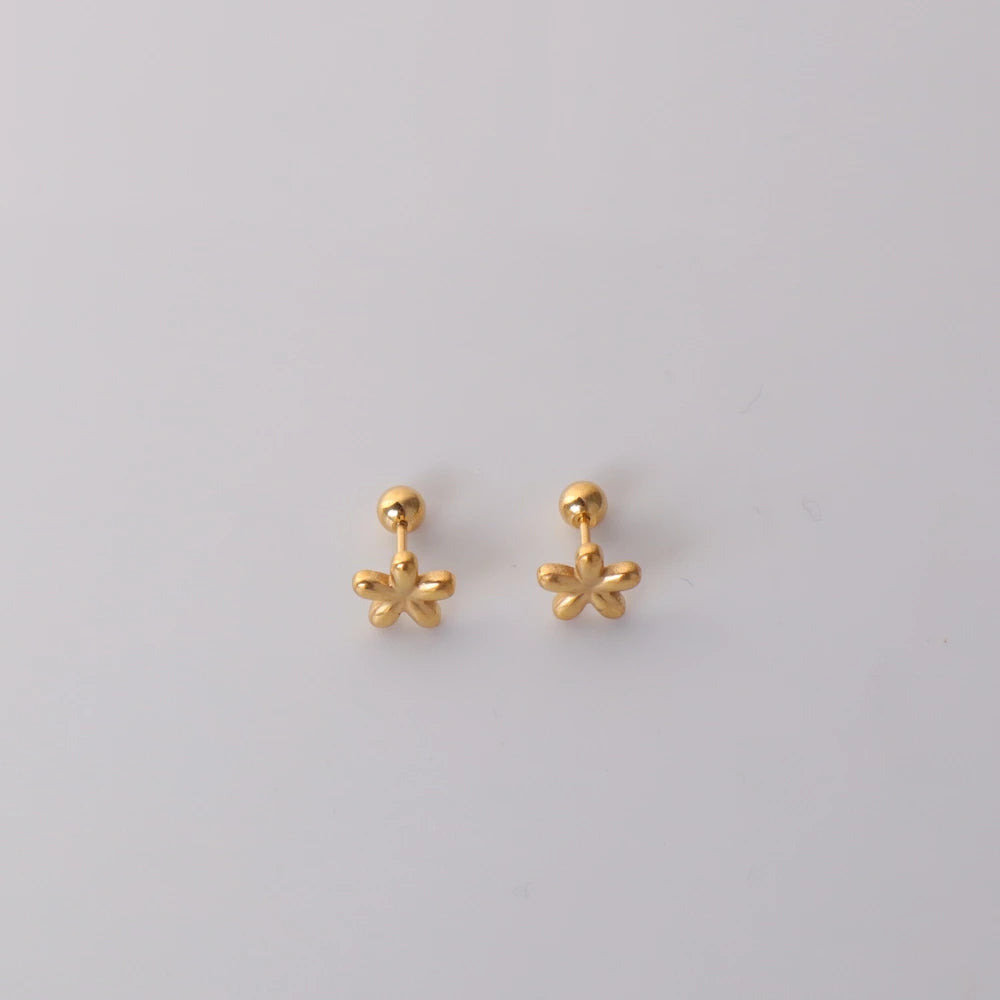 P425  stainless flower screw catch pierce