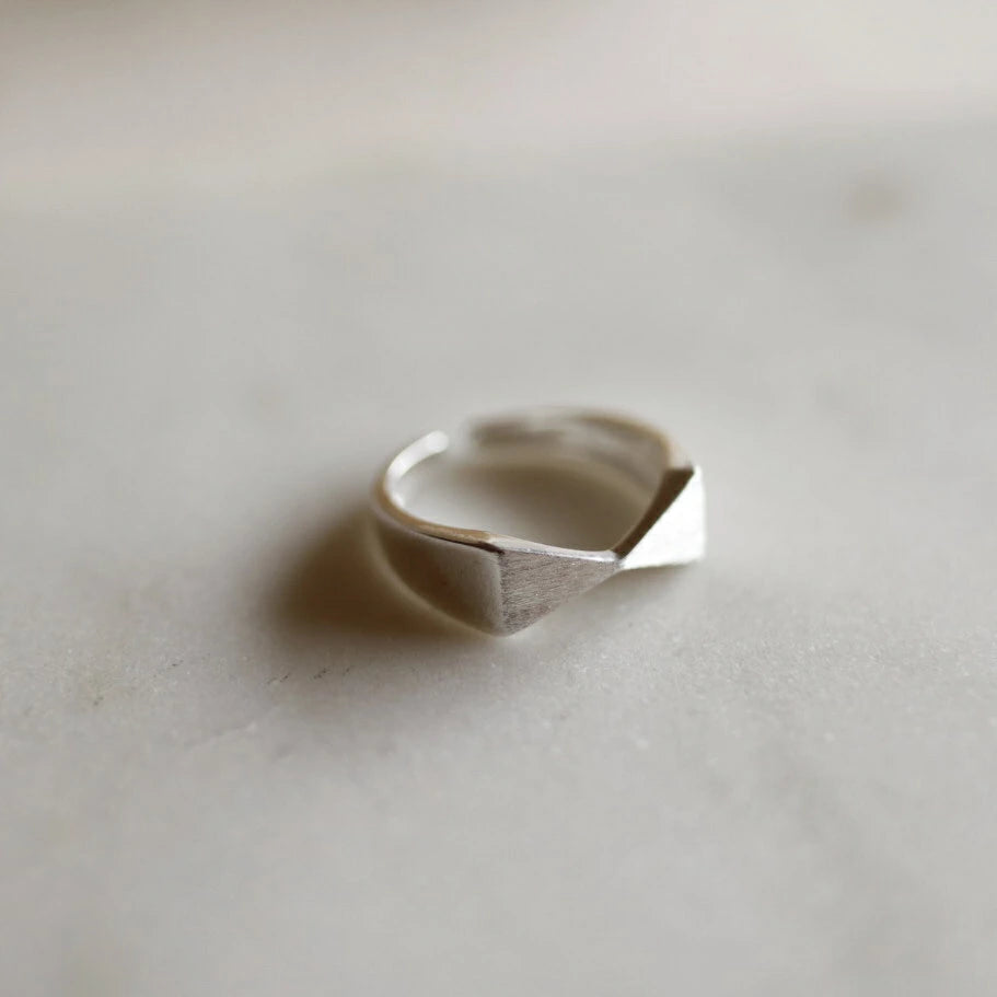 R030  silver925 ribbon design ring