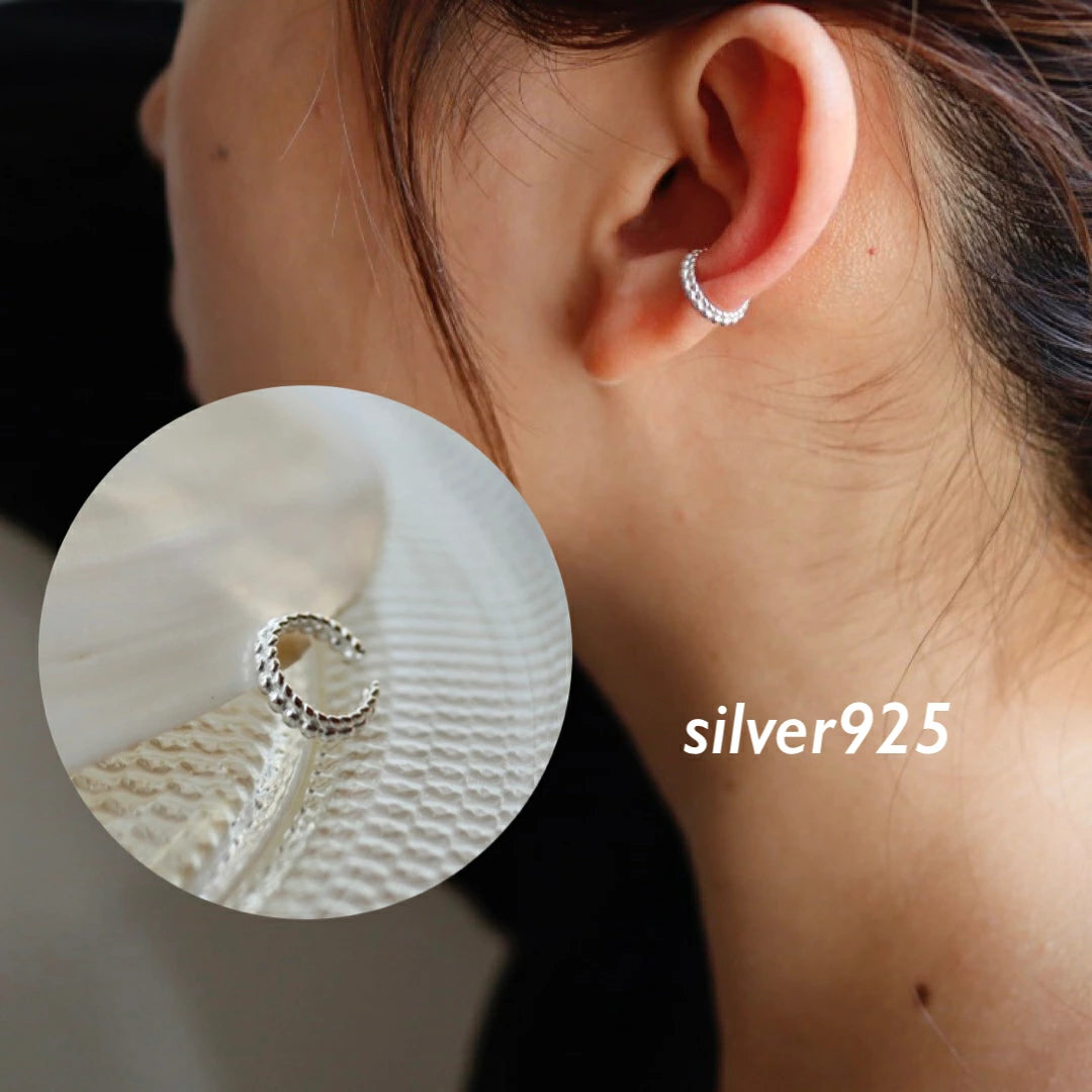 C138  silver925 THUBUTHUBU slim earcuff