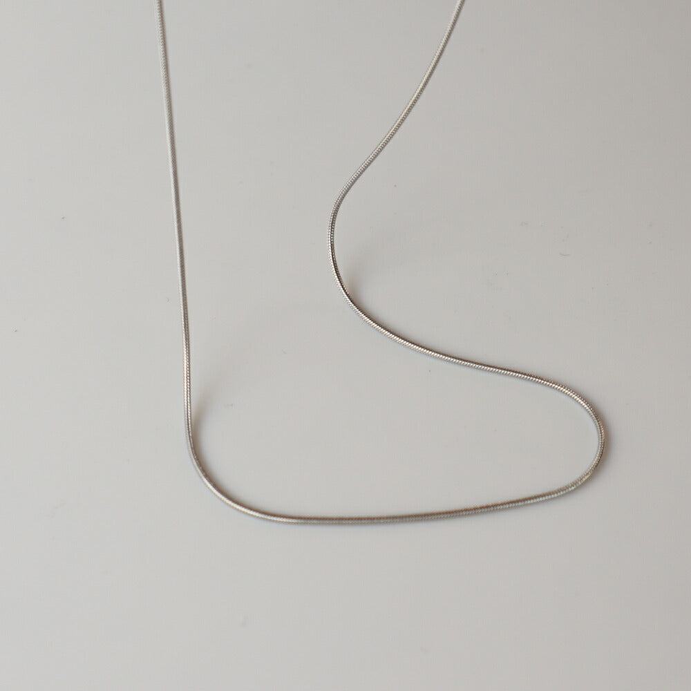N168 stainless simple snake chain necklace