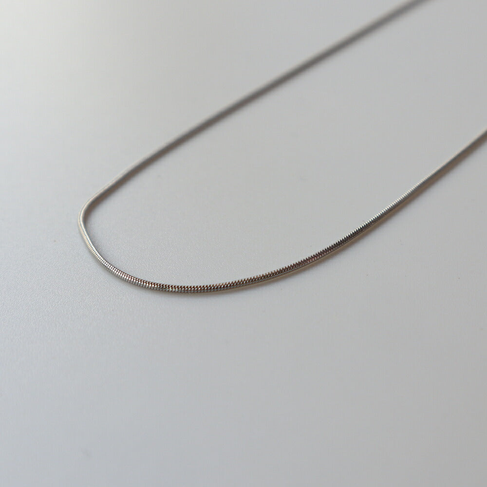 N168 stainless simple snake chain necklace