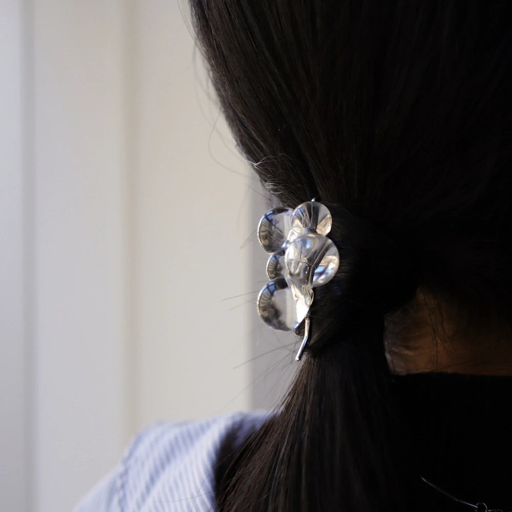 H024 clear bubble hairpin