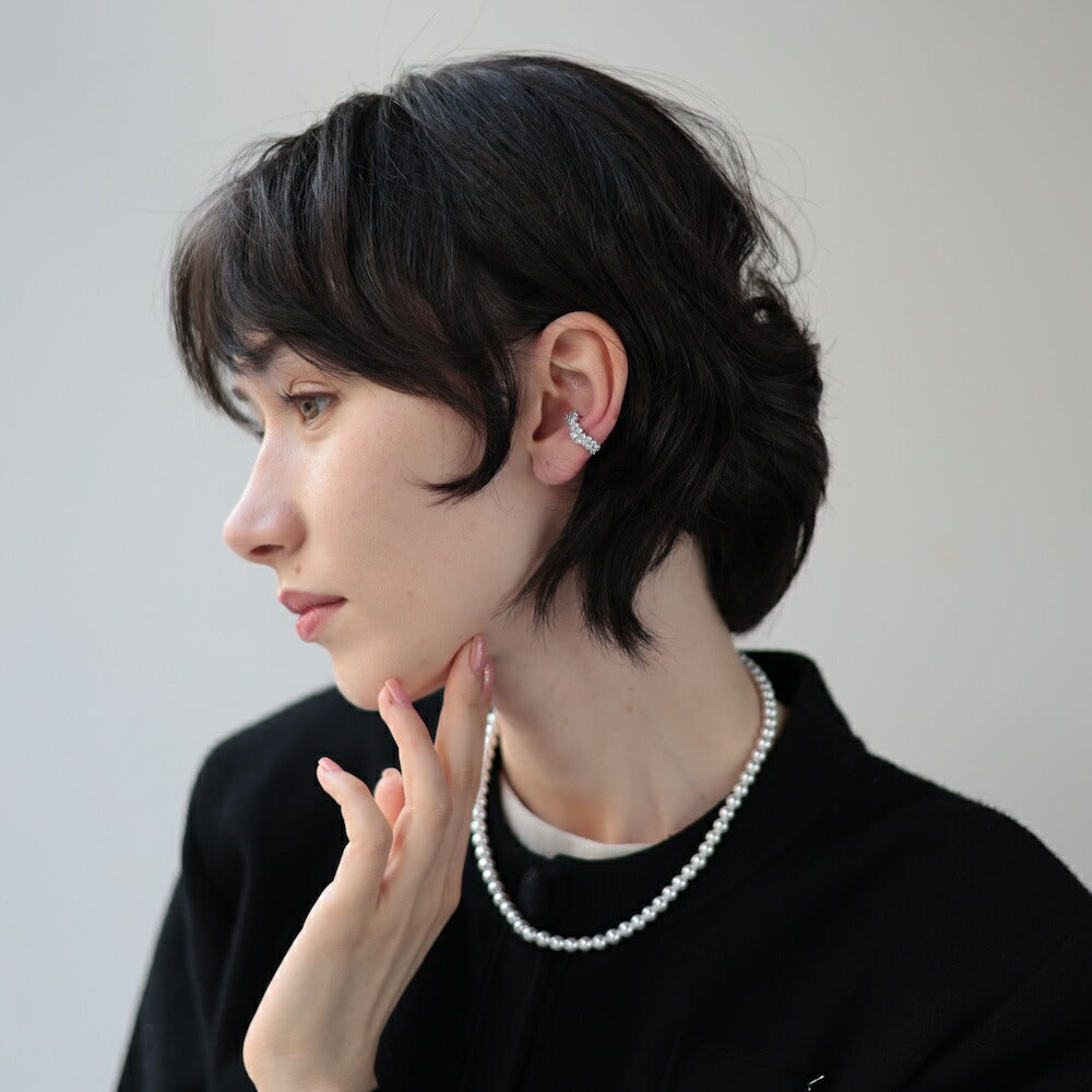 C010 zirconia ear cuff