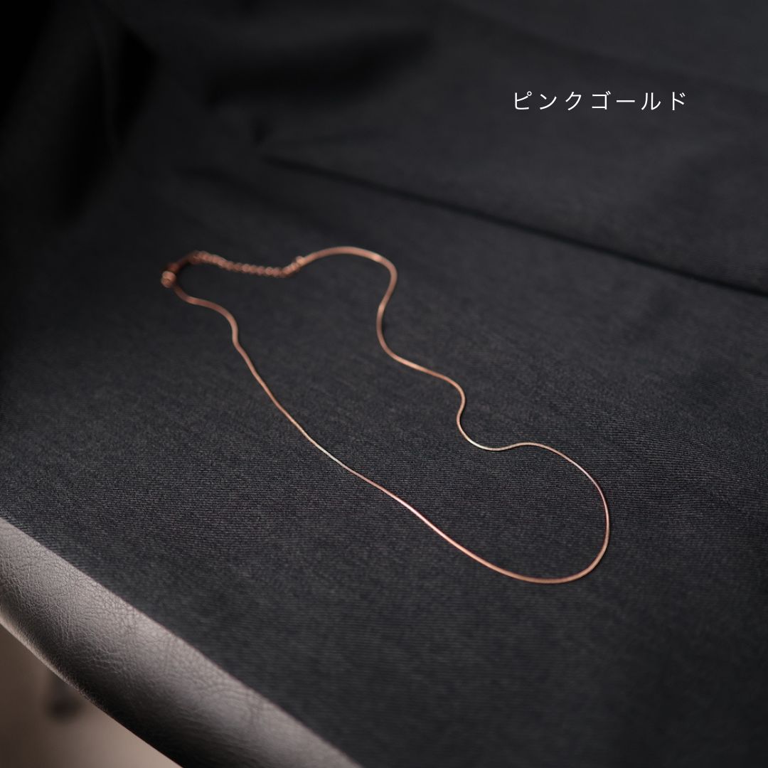 N168 stainless simple snake chain necklace