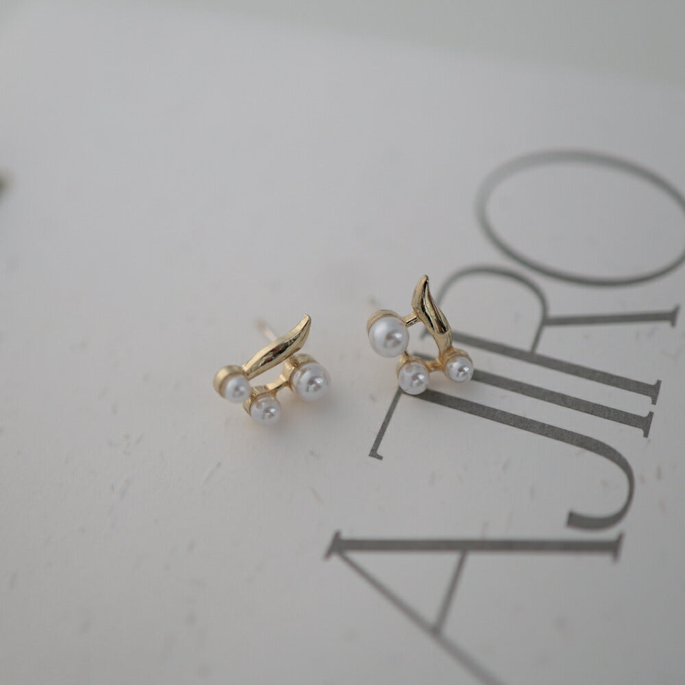 P081ピアスパールサージカルステンレス金属アレルギー対応上品ゴールドレディース控えめおしゃれセレモニー結婚式卒業式入学式入卒式入園式卒園式セミフォーマルプレゼント女性両耳販売2個セットジュエリー