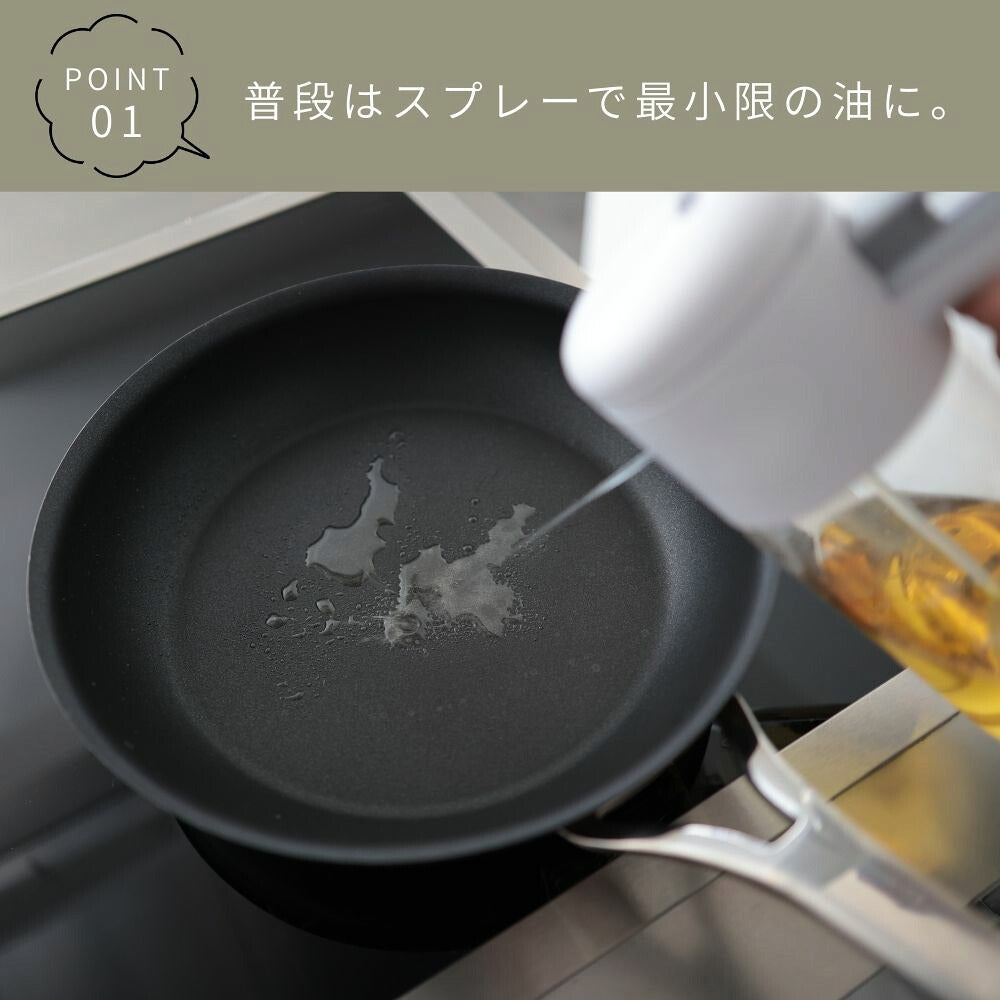 【2026最新型】オイルスプレー2way大容量500mlガラスオイルボトルキッチン液だれしない詰まり防止ノンフライヤーオイルスプレーボトル油ポット霧吹き料理用食用減油カロリーオフオリーブオイルサラダ油プレゼントギフト