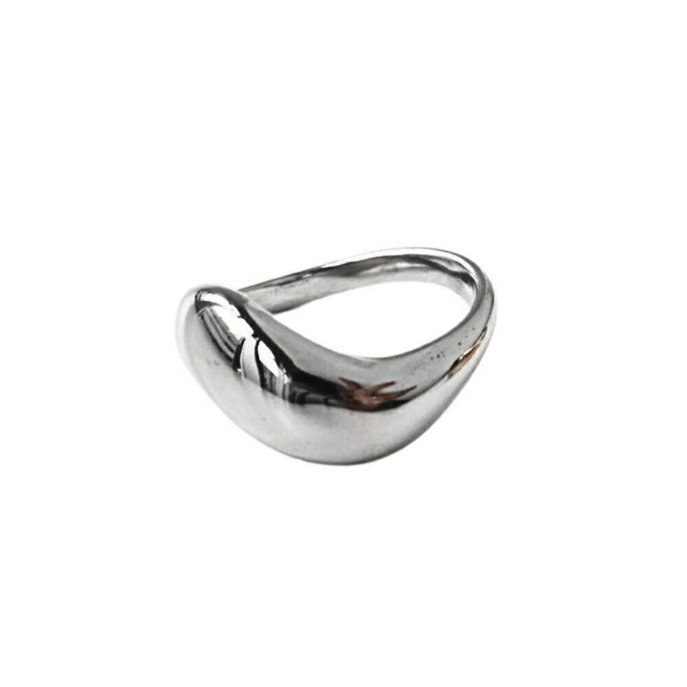 R048 Ring Surgical Stainless Steel Hypoallergenic Minimal Stylish Daily Wear Rust Resistant Ladies Gift Gold Silver