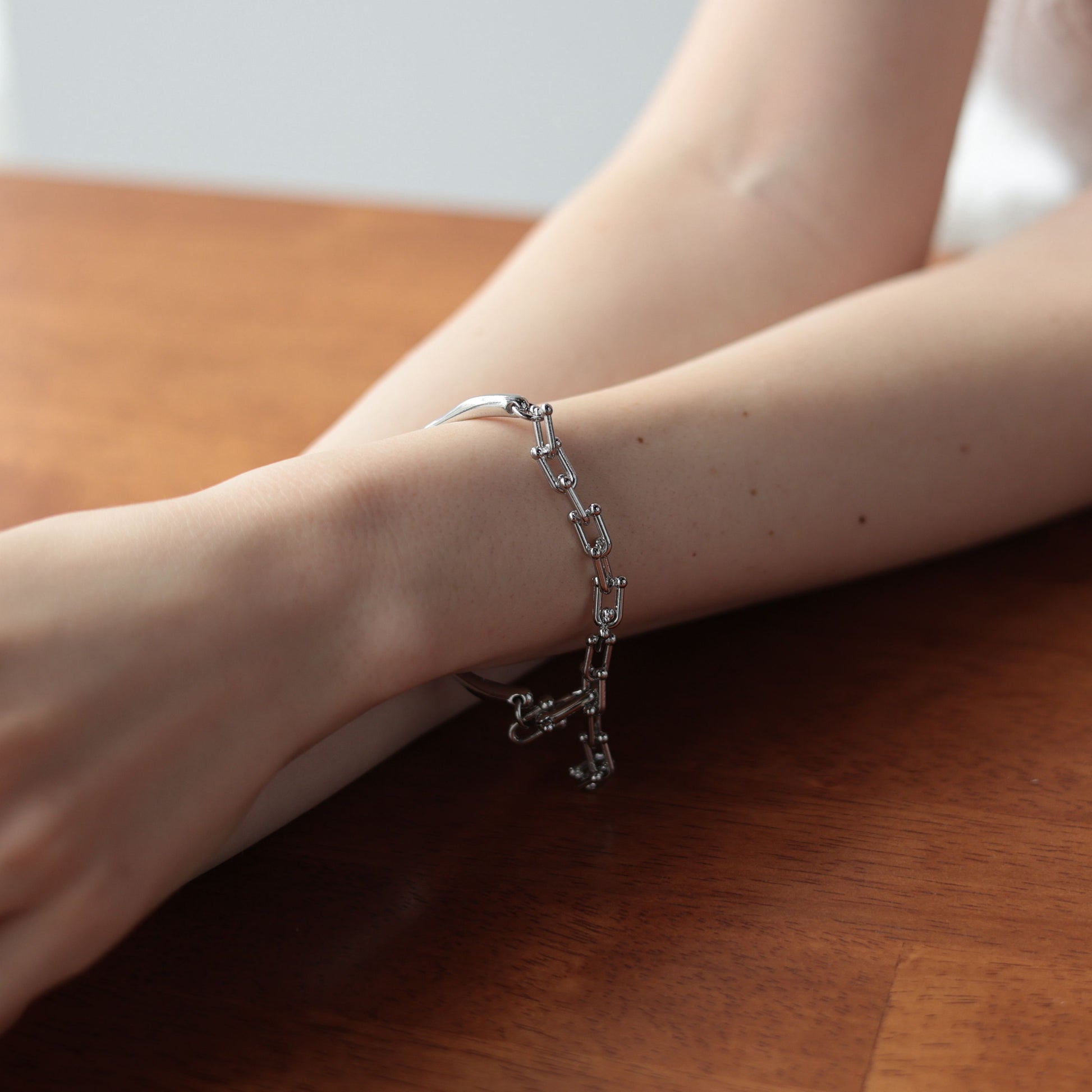 N170ブレスレットsilver925シルバー925調節可能フリーサイズレディース女性シンプルおしゃれカジュアル上品高見え重ね付けデイリーギフトプレゼントジュエリーアクセサリー大人可愛い人気トレンド韓国風