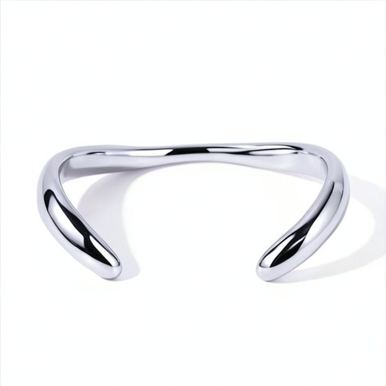 N213 Surgical Stainless Steel Hypoallergenic Adjustable Elegant Rust Resistant Stylish Minimal Ladies Gift Popular