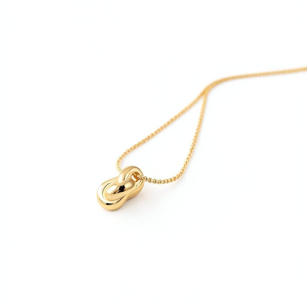 N187 Necklace Stainless Steel Chain Ladies Hypoallergenic Gold Silver Rust Resistant Minimal Gift accessory