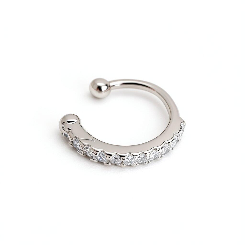 C124 Ear Cuff Delicate Ladies Elegant Minimal Gift