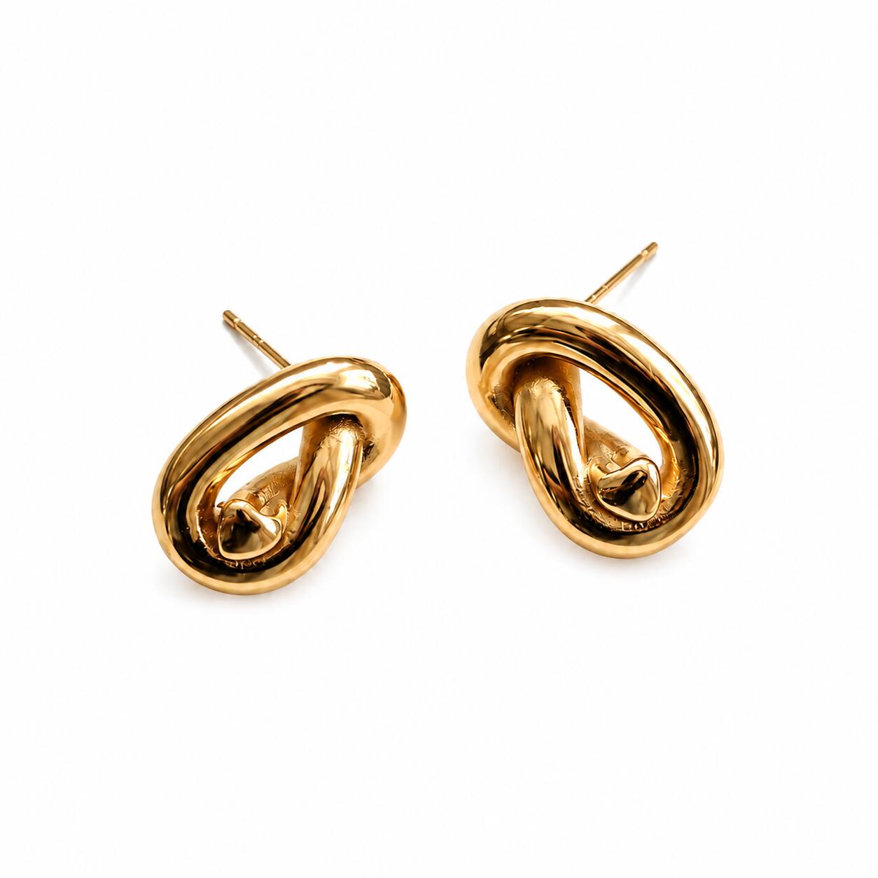 P491 Pierce Ladies Hypoallergenic Surgical Stainless Steel K18 Gold Silver Elegant accessory