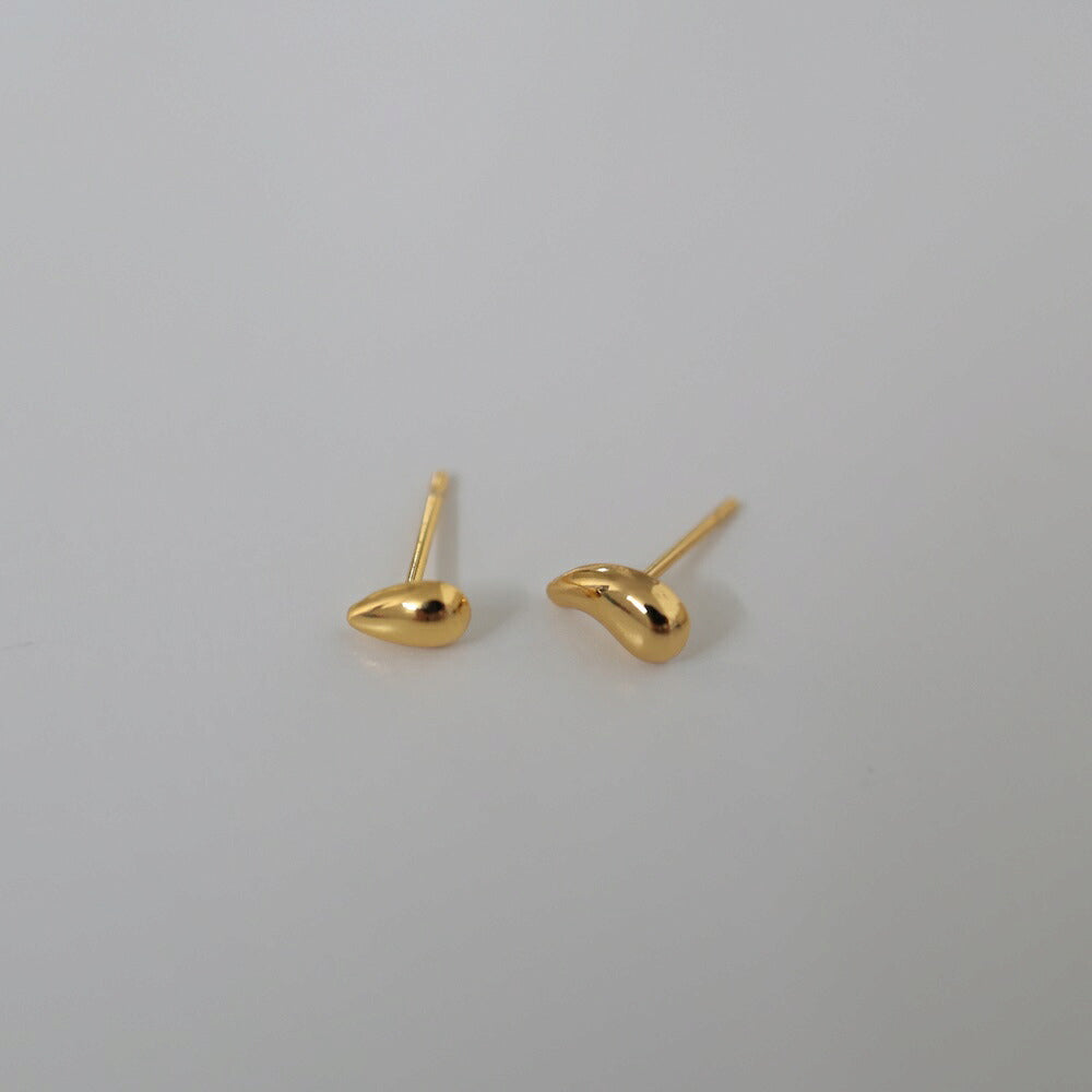 【10％OFFクーポン配布中】P344ピアスイヤリングアシンメトリーミニピアス小ぶり華奢上品シルバーゴールドギフトプレゼントおしゃれオフィスシンプル人気女性ノンホールバリュー
