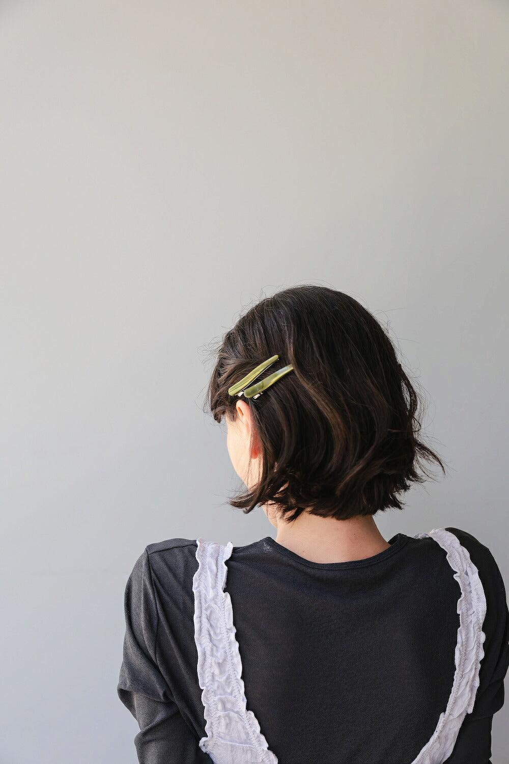 【2点セット】H019ヘアピンマーブル柄レディースアクリルヘアアクセサリー髪留め前髪サイド留めスリムニュアンスカラー大人かわいいおしゃれシンプルきれいめカジュアルデイリーヘアアレンジプレゼント