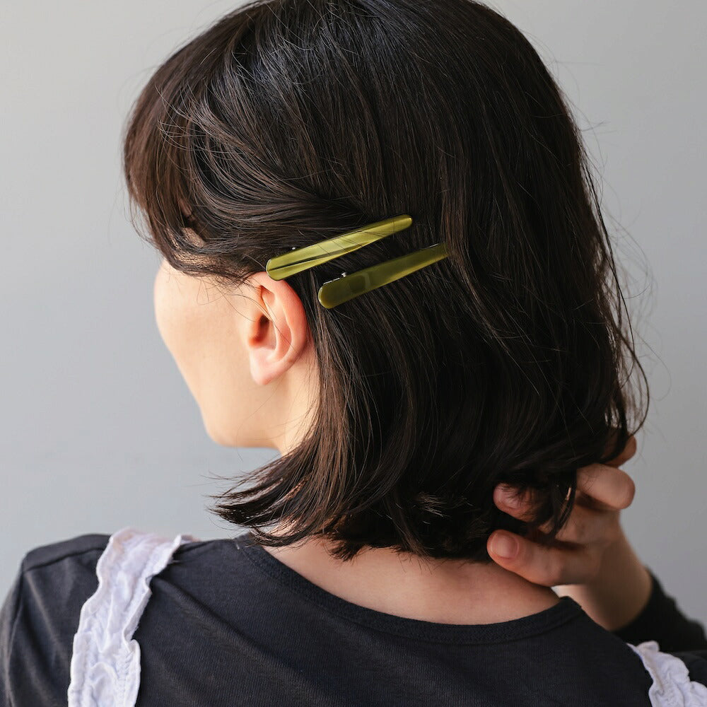 【2点セット】H019ヘアピンマーブル柄レディースアクリルヘアアクセサリー髪留め前髪サイド留めスリムニュアンスカラー大人かわいいおしゃれシンプルきれいめカジュアルデイリーヘアアレンジプレゼント