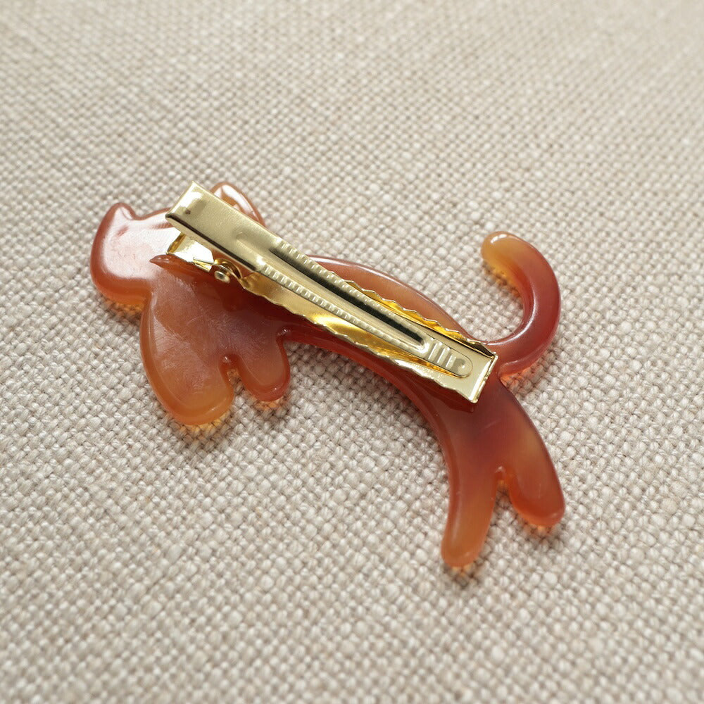 H009ヘアピン猫モチーフレディースヘアアクセサリーアクリル合金ヘアクリップねこネコアニマル大人可愛いかわいいおしゃれまとめ髪前髪サイド留め普段使いデイリー猫好きギフトプレゼント
