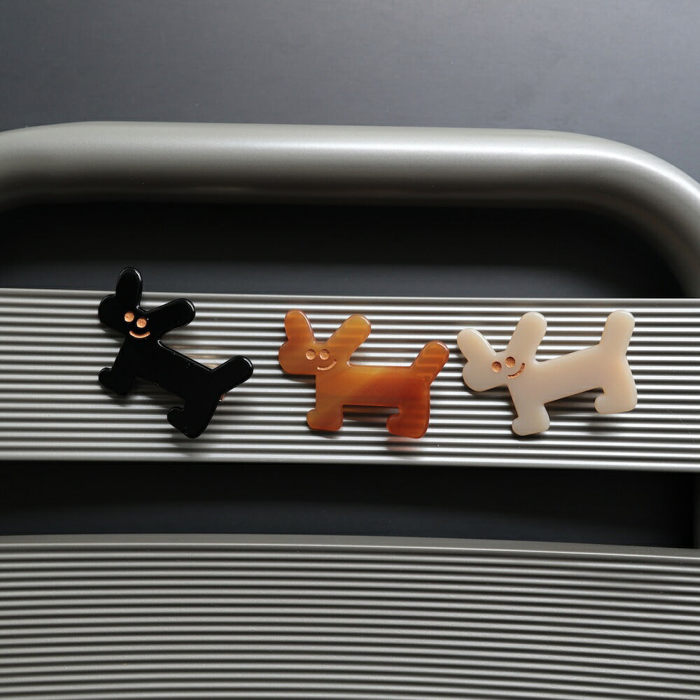 【980円OFFクーポン発行中】H048ヘアアクセサリーヘアピンヘアクリップ猫犬前髪クリップ髪留めレディースシンプルおしゃれオケージョンヘアアレンジブラックベッコウアイボリーバリュージュエリー