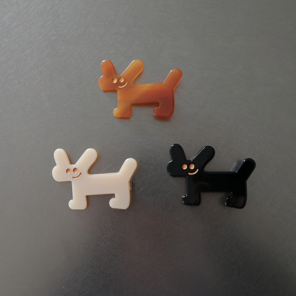【980円OFFクーポン発行中】H048ヘアアクセサリーヘアピンヘアクリップ猫犬前髪クリップ髪留めレディースシンプルおしゃれオケージョンヘアアレンジブラックベッコウアイボリーバリュージュエリー
