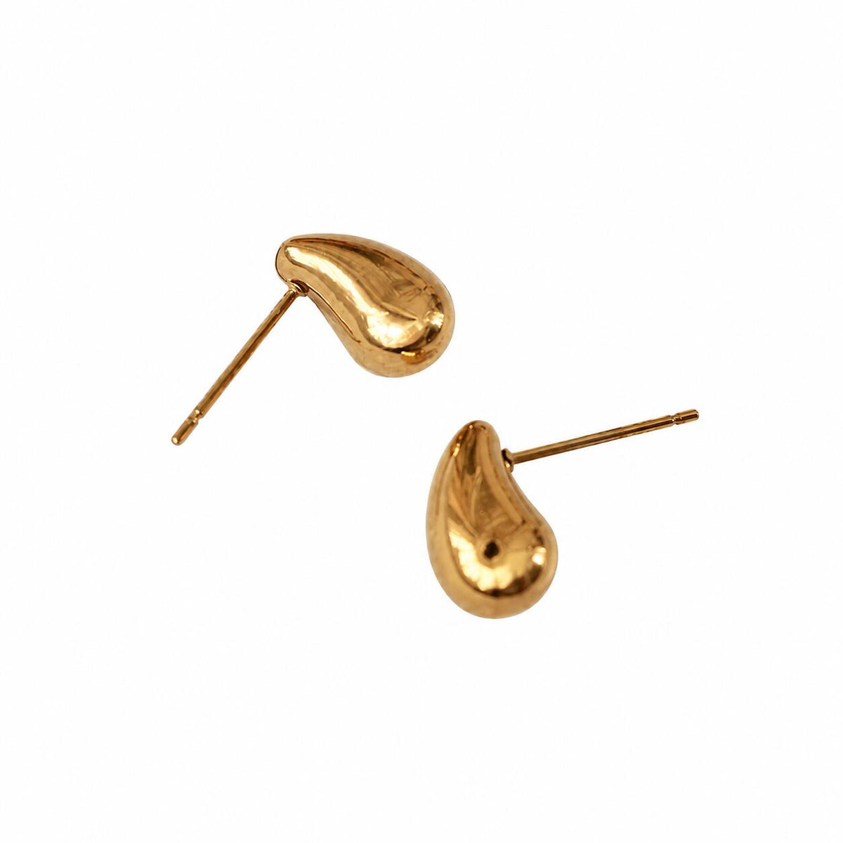 P497 Pierce Ladies Hypoallergenic Surgical Stainless Steel K18 Gold Silver Lightweight Minimal Gift