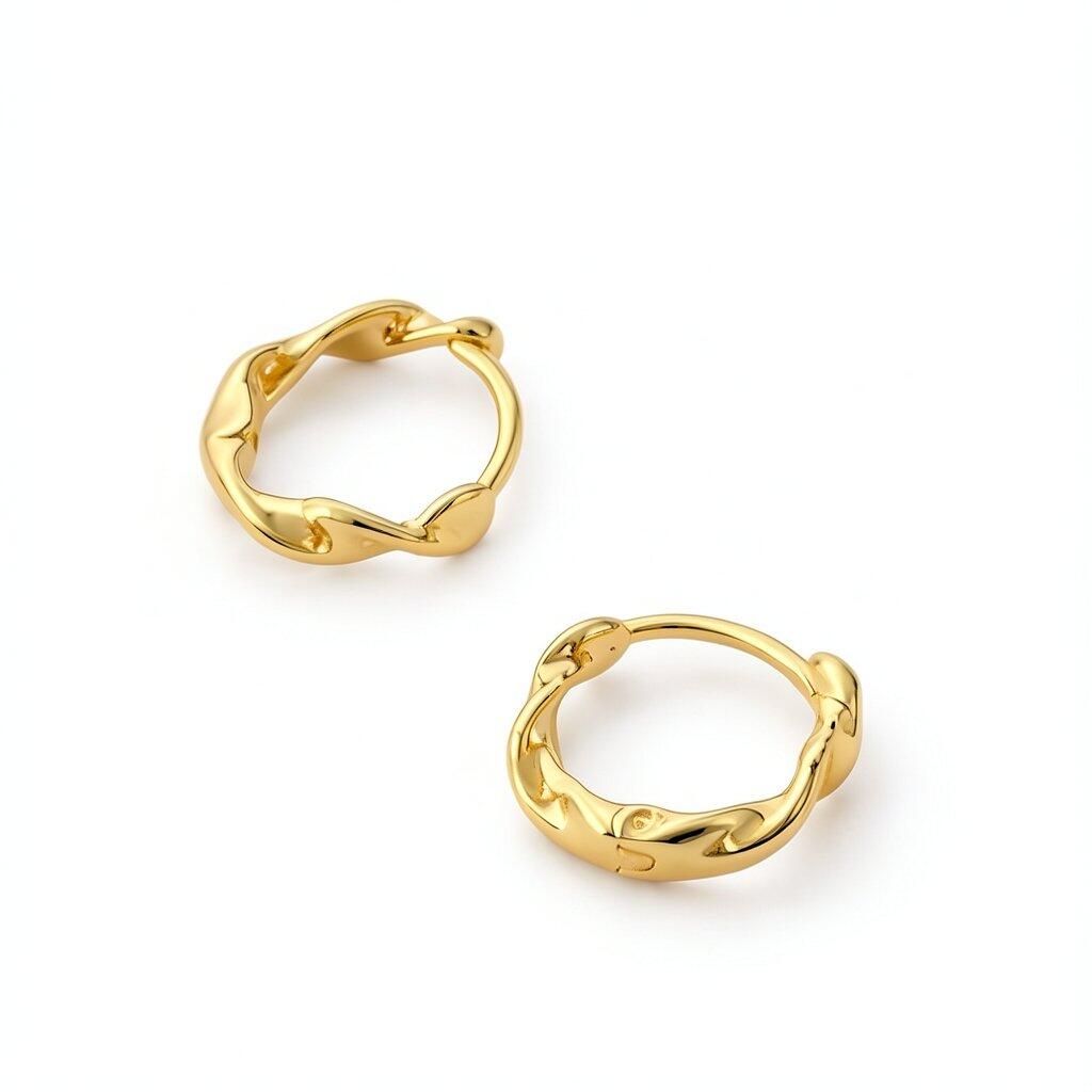 P166 Pierce silver925 Gold Silver Gift Stylish Minimal Ladies Popular ajiro 6qf