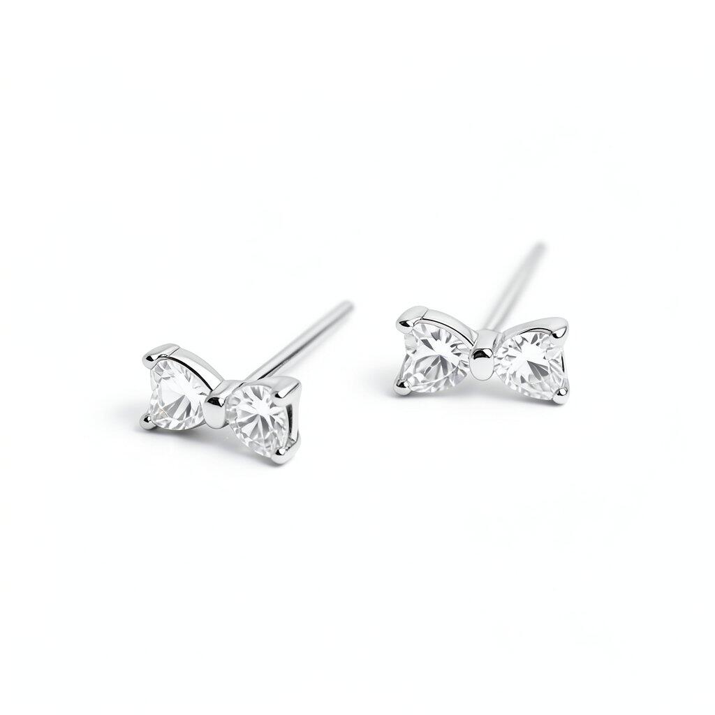 P155 Pierce Earrings Delicate Elegant Design Gold Silver Minimal Unique Gift Stylish Ladies