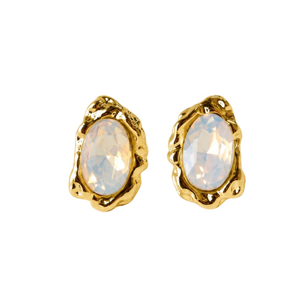 P083 Pierce Minimal Elegant Gold Silver Mens Gift Stylish Ladies