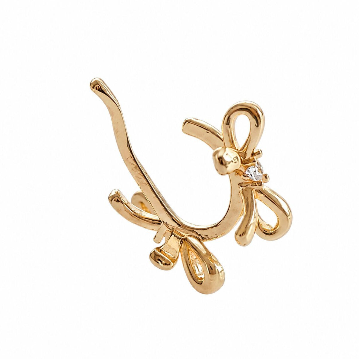 C011 Ear Cuff Ladies Hypoallergenic K18 Gold Silver Gift
