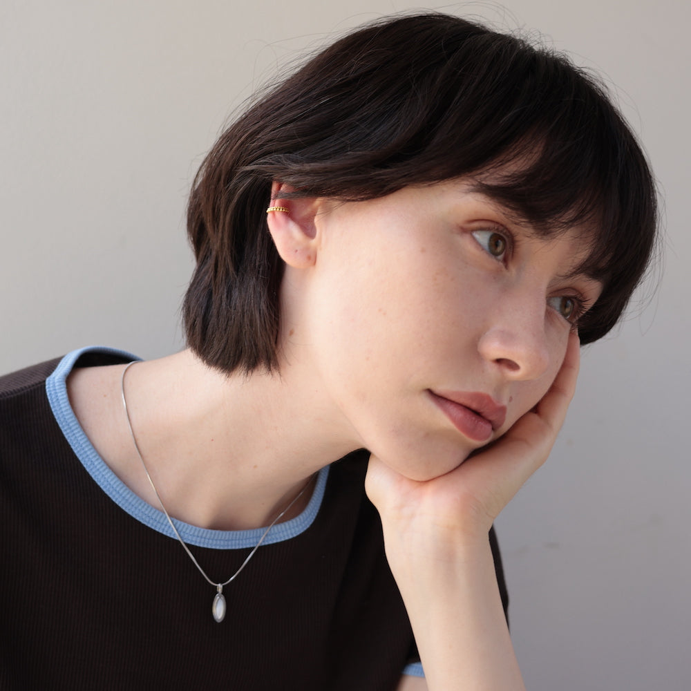 C138  silver925 THUBUTHUBU slim earcuff