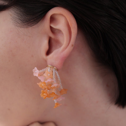 P130 orange flower pierce