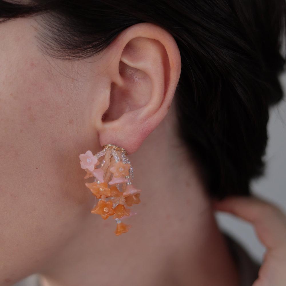 P130 orange flower pierce