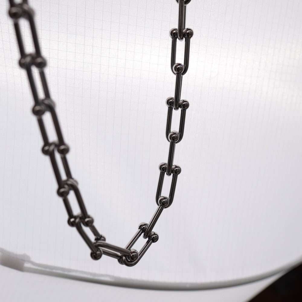 N101 stainless hard chain necklace