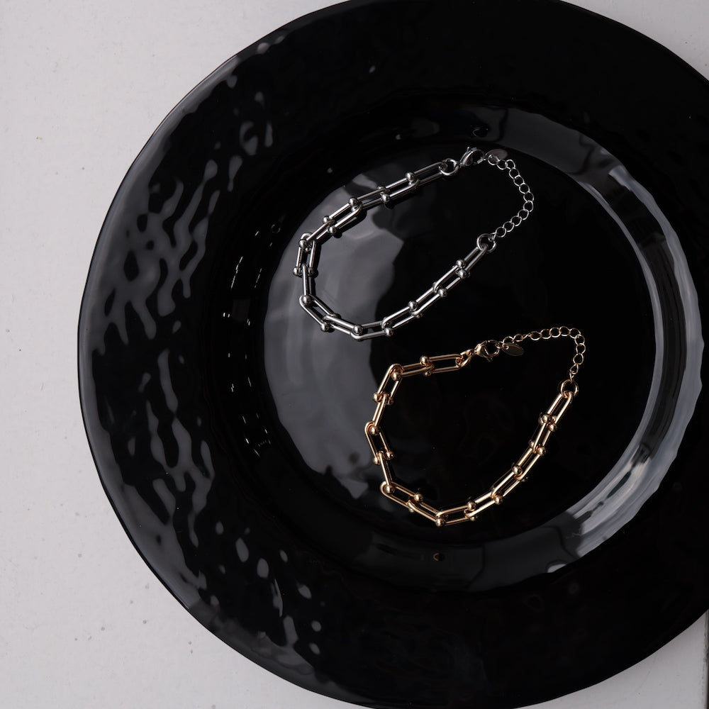 N102 stainless hard chain  bracelet