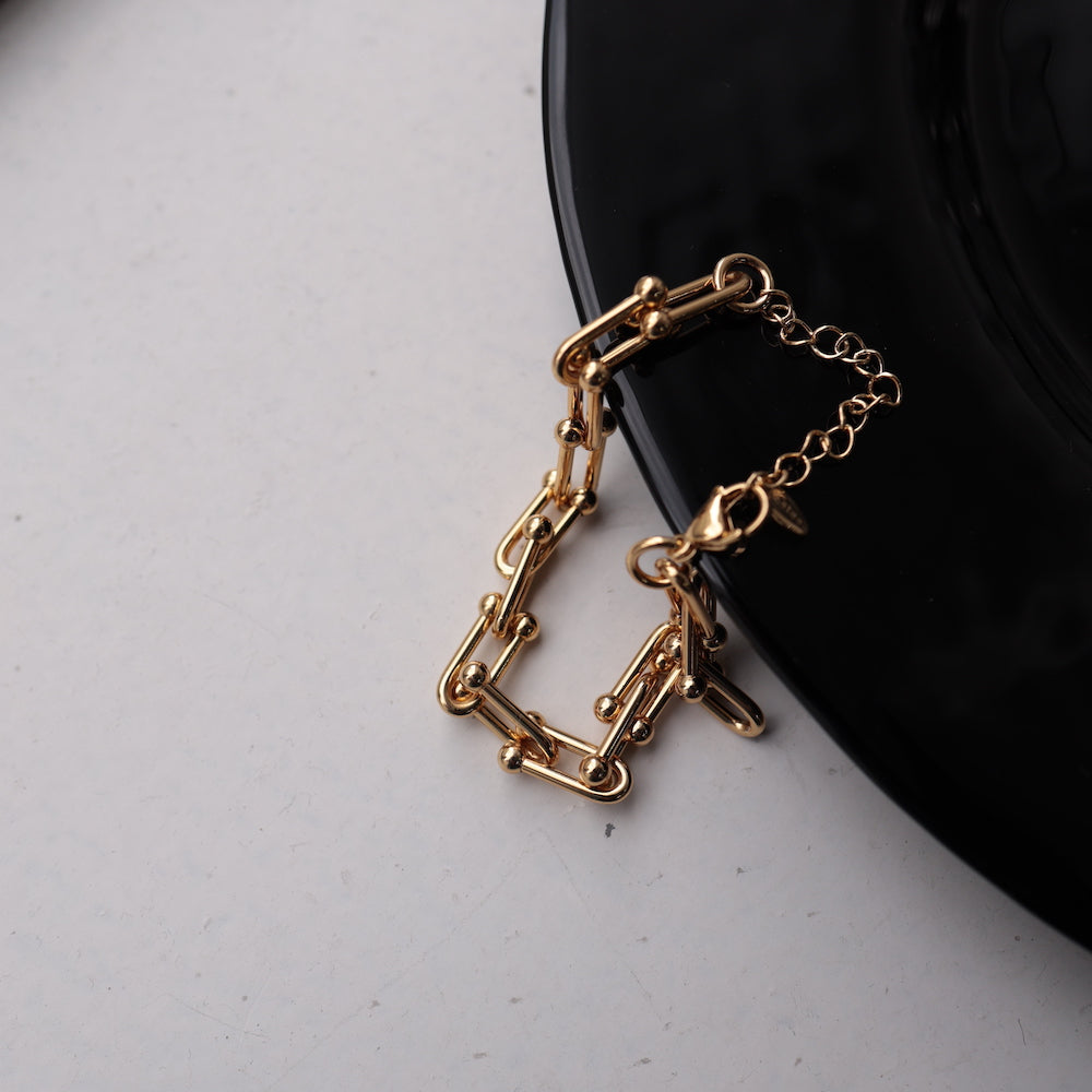 N102 stainless hard chain  bracelet