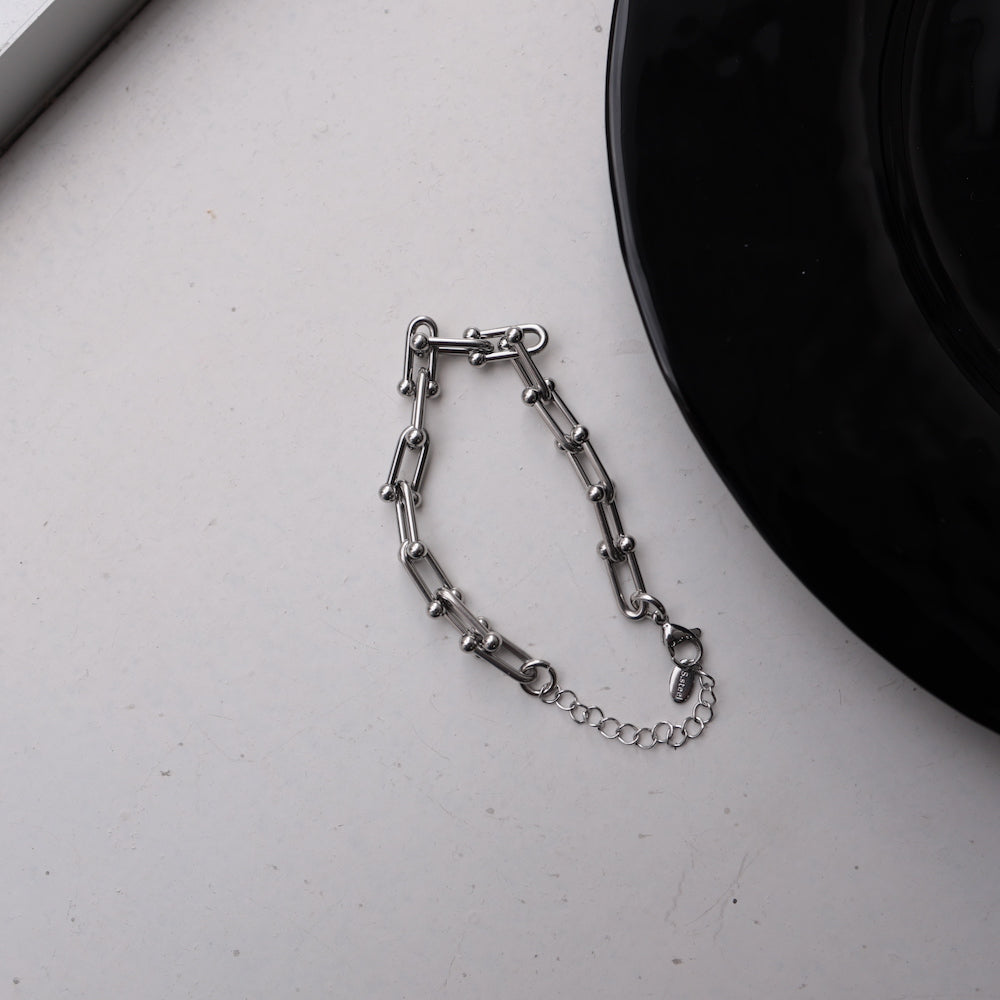 N102 stainless hard chain  bracelet