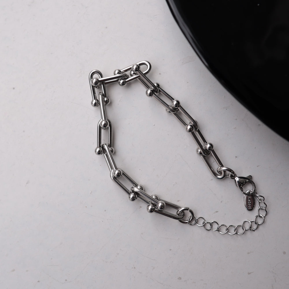 N102 stainless hard chain  bracelet