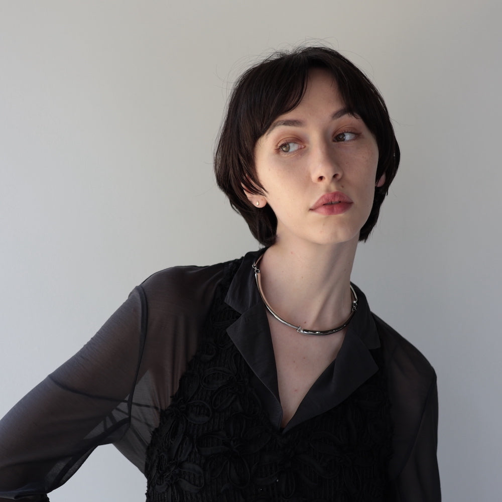 N257 stainless round choker