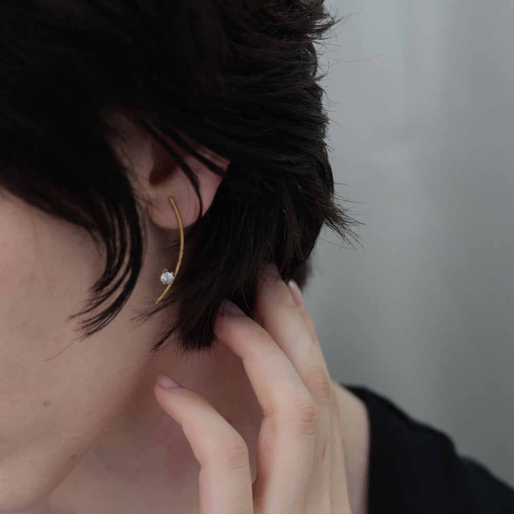 P200  stainless zirconia curve line pierce