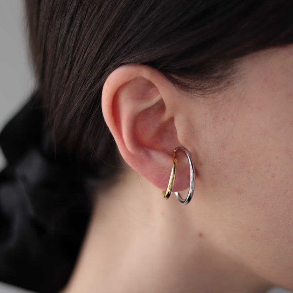 C033 silver925 original bi-color earcuff ring
