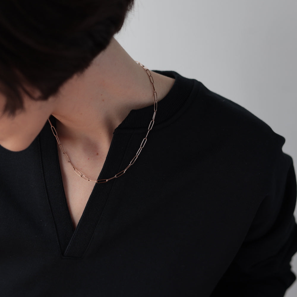 N160  stainless adjust free square charm necklace