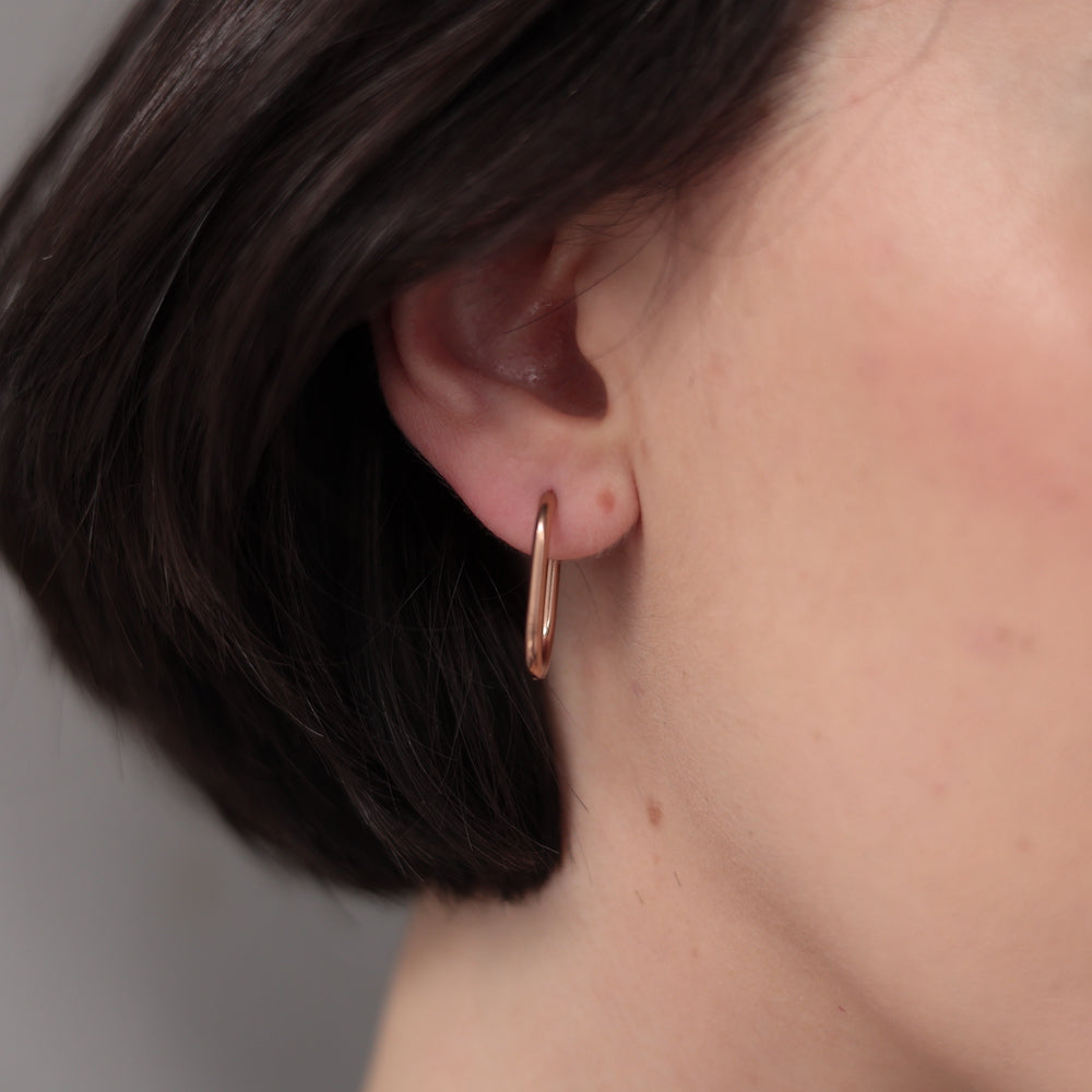 P338  stainless simple hoop pierce